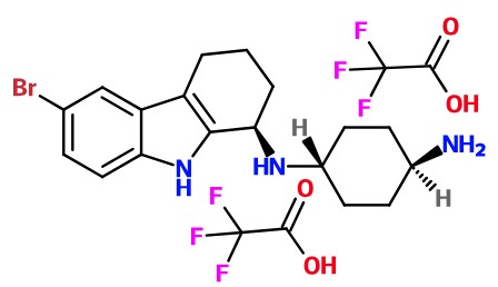 (image for) MC018530 N-(6-Bromo-2,3,4,9-tetrahydro-1H-carbazol-1-yl)-cyclohexane-1,4-diamine isomer; compound with trifluoro-acetic acid